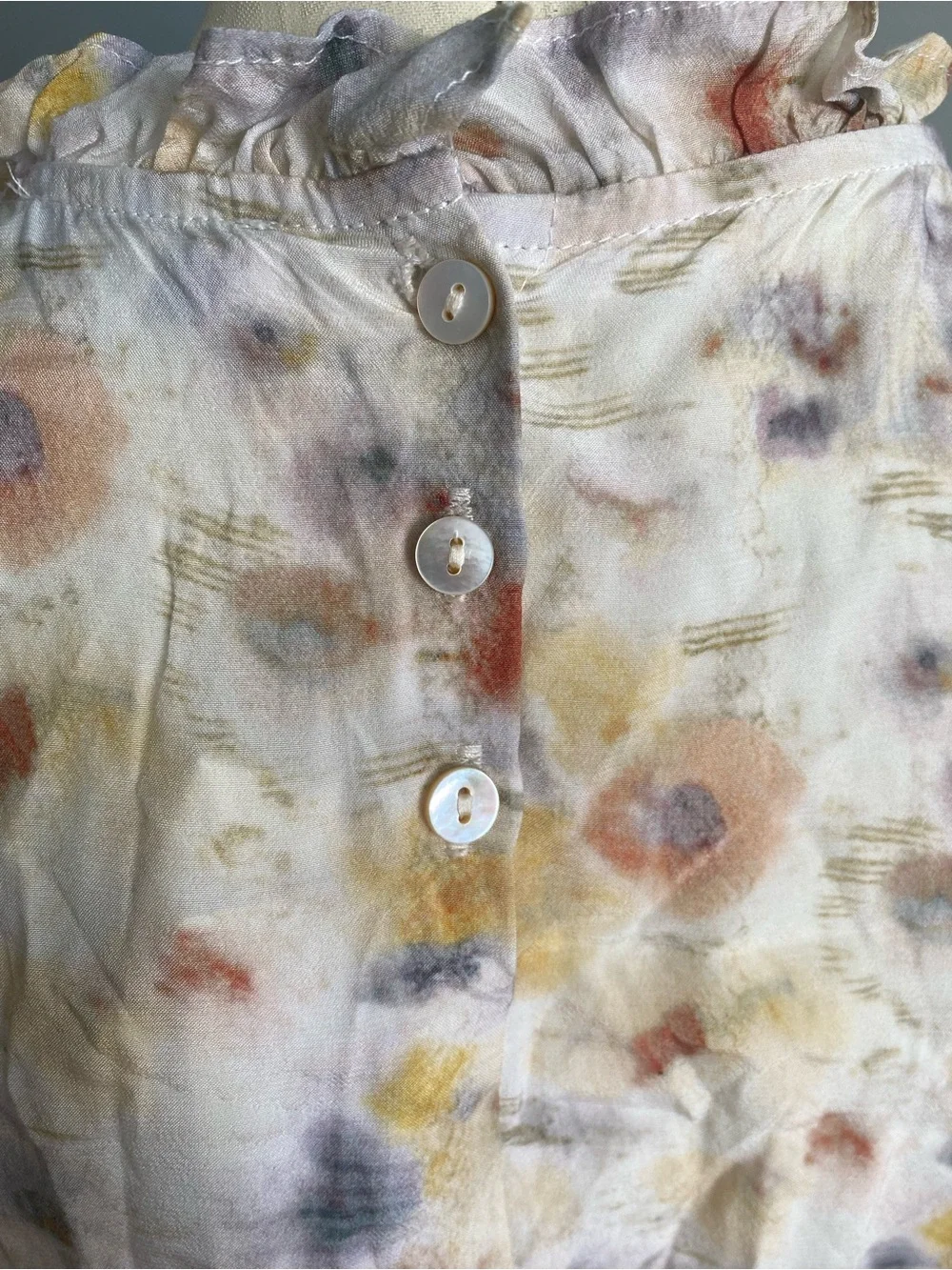 NWT Anthropologie see u soon Shallow dress off white dress size L